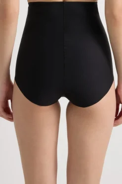 Bezszwowe modelujące figi culotte z wysokim stanem z mikrofibry