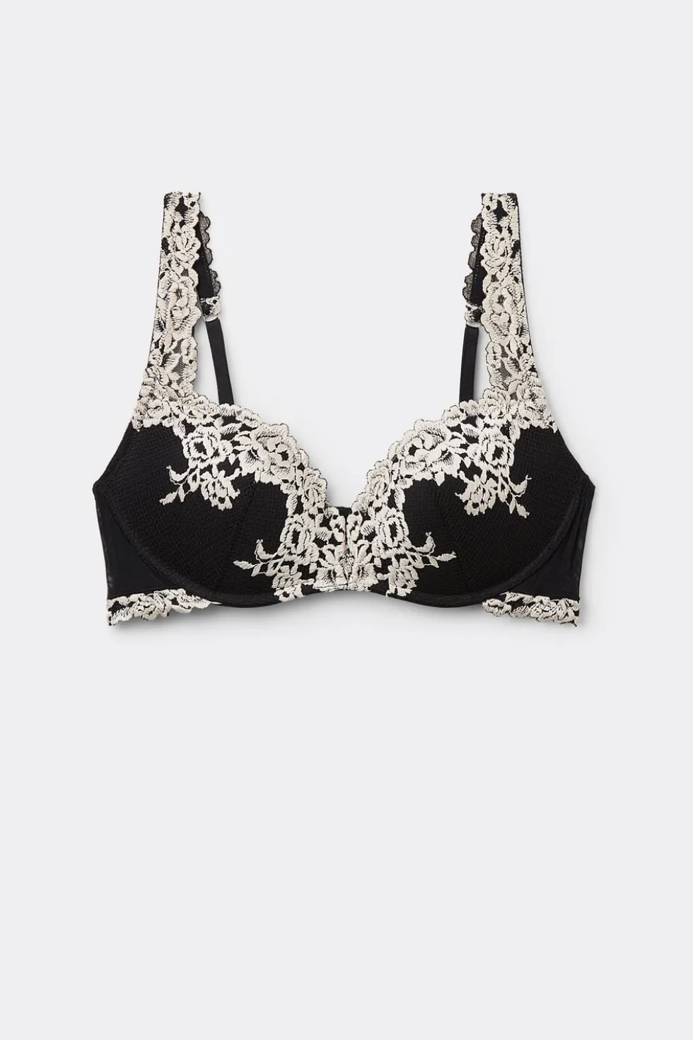 Biustonosz Super Push-Up Gioia Pretty Flowers