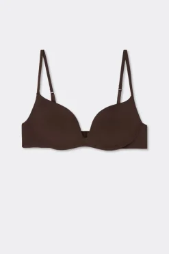 Biustonosz super push-up Gioia z mikrofibry The Silky Touch