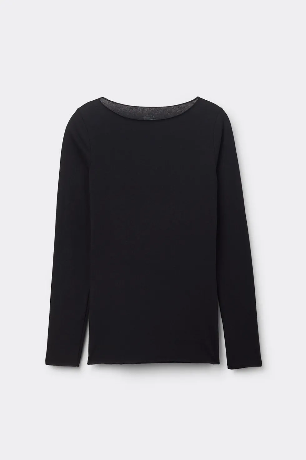Bluzka z Dekoltem w Łódkę z Bawełny Ultralight Cotton