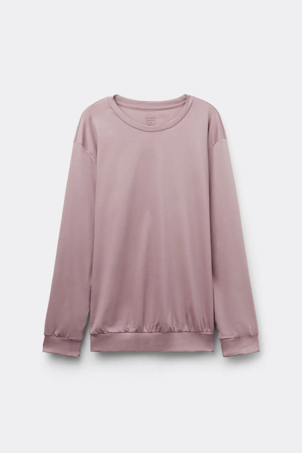 Bluzka z Długim Rękawem z Bawełny Elevated Cotton