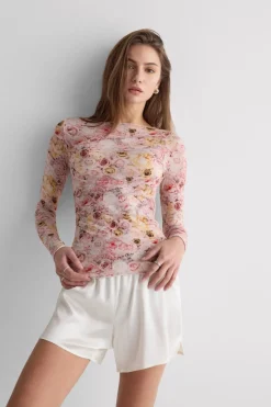 Bluzka z Długim Rękawem z Modalu Ultralight z Dodatkiem Kaszmiru I Bloom for You