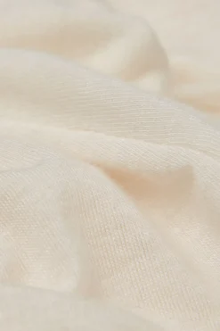 Bluzka z Długim Rękawem z Modalu Ultralight z Dodatkiem Kaszmiru i Głębokim Okrągłym Dekoltem