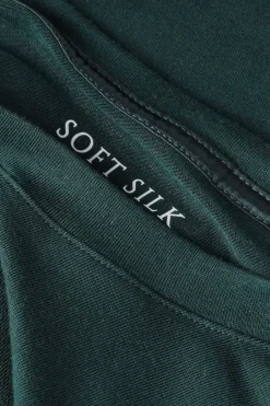 Bluzka z Długim Rękawem z Tkaniny Soft Silk