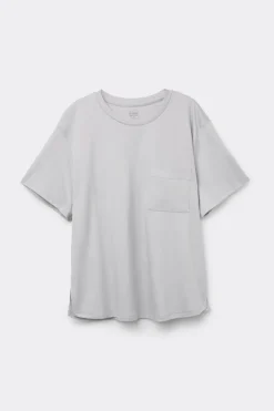 Bluzka z Krótkim Rękawem z Bawełny Elevated Cotton