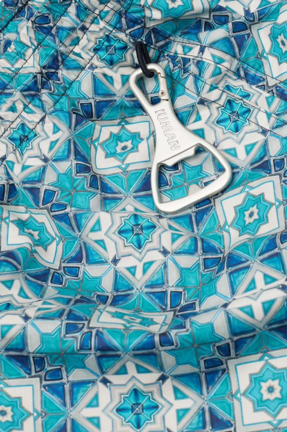 Bokserki Kąpielowe z Nadrukiem Ceramicznej Mozaiki