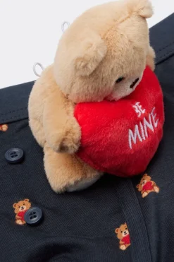 Bokserki z Bawełny Superior z Pluszową Aplikacją Be Mine
