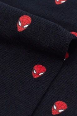 Długie Skarpety z Bawełny Soft Marvel Spider-Man