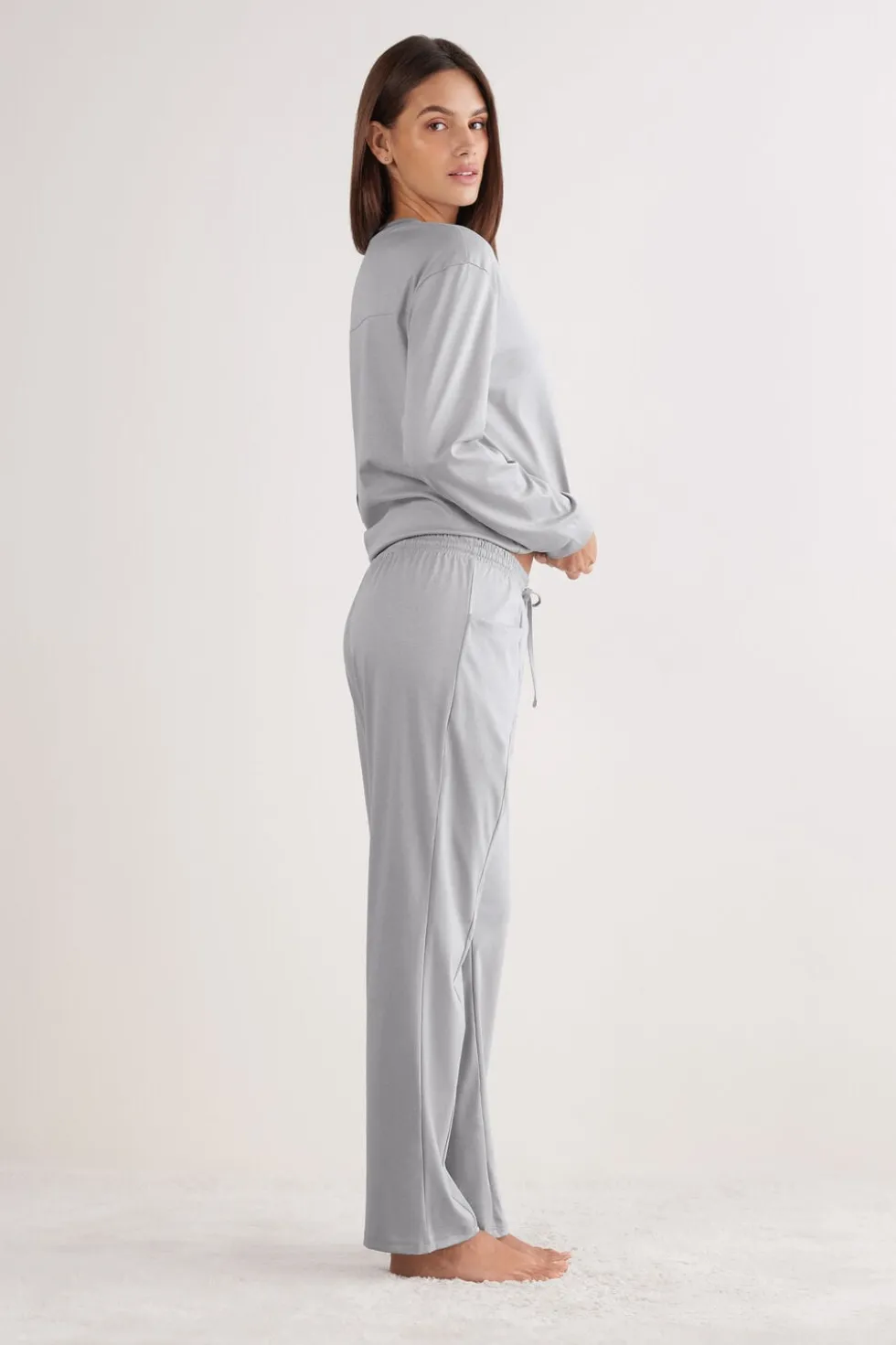 Długie Spodnie z Bawełny Elevated Cotton