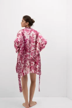 Kimono z Satyny Wiskozowej Brighten Your Day