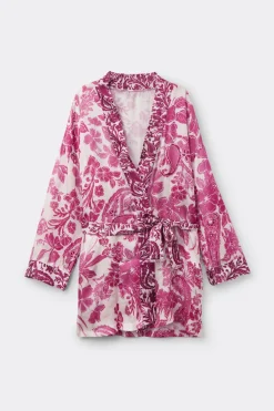 Kimono z Satyny Wiskozowej Brighten Your Day