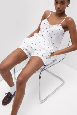 Krótka Piżama z Koszulką na Ramiączkach z Bawełny Ultrafresh Sweet as a Berry