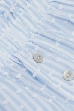 Krótkie Spodenki z Płótna Bawełnianego Plumeti Romantic Stripes