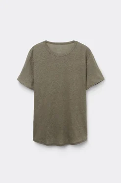 Lniana Bluzka z Krótkim Rękawem The Pure Linen