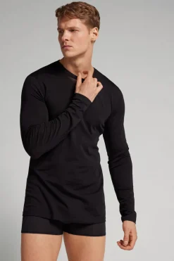 Longsleeve męski z wełny merino