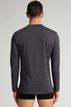 Longsleeve męski z wełny merino
