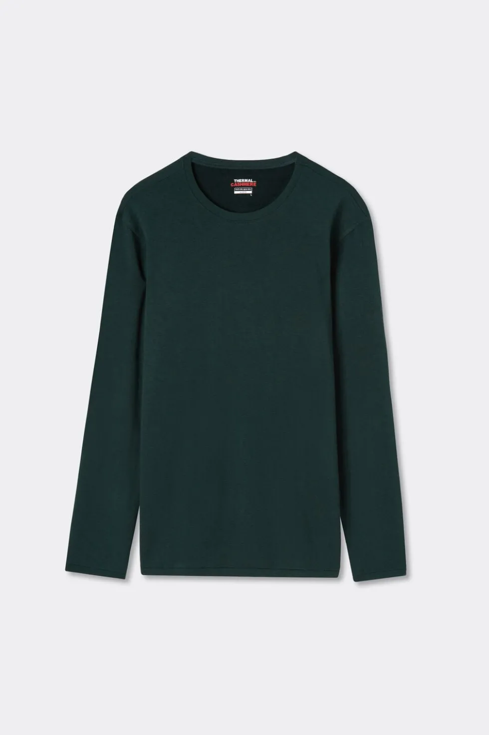 Longsleeve z Modalu z Kaszmirem z Dekoltem Pod Szyję