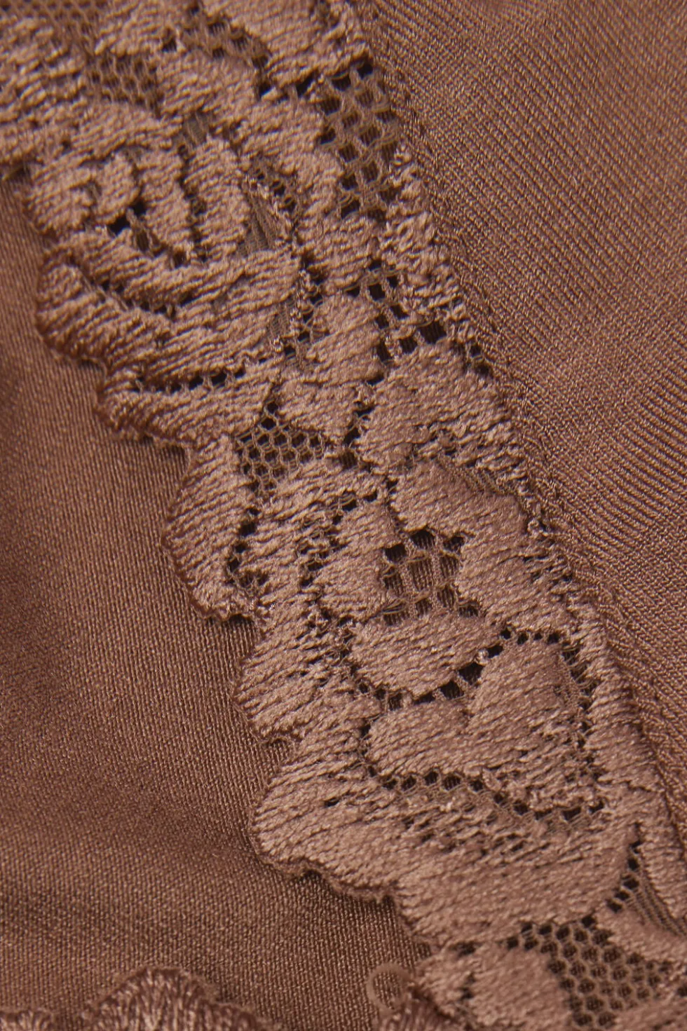 Tank Top z Modalu i Koronki Pretty Flower
