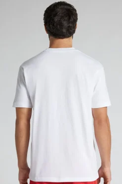 T-shirt 100% Bawełny z Haftowanym Nadrukiem