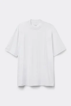T-shirt Oversize z Merceryzowanej Bawełny Superlight filo Premium