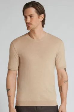 T-shirt z Bawełnianej Dzianiny Slub