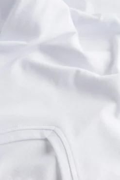 T-shirt z Dekoltem w Kształcie Litery V z Bawełny Superior Extrafine