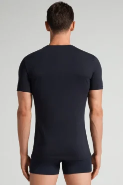 T-shirt z Elastycznej Bawełny Superior