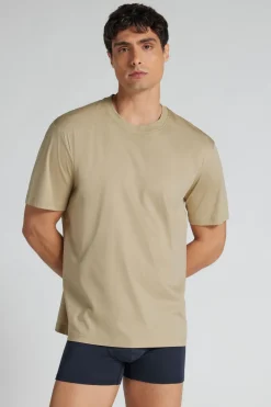 T-shirt z Merceryzowanej Bawełny Superlight filo Premium