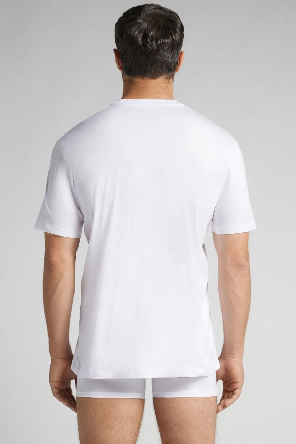 T-shirt z Merceryzowanej Bawełny Superlight filo Premium