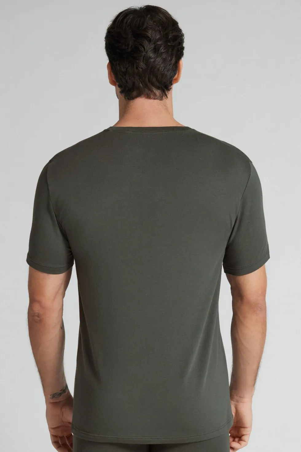 T-shirt z Tkaniny Soft Silk