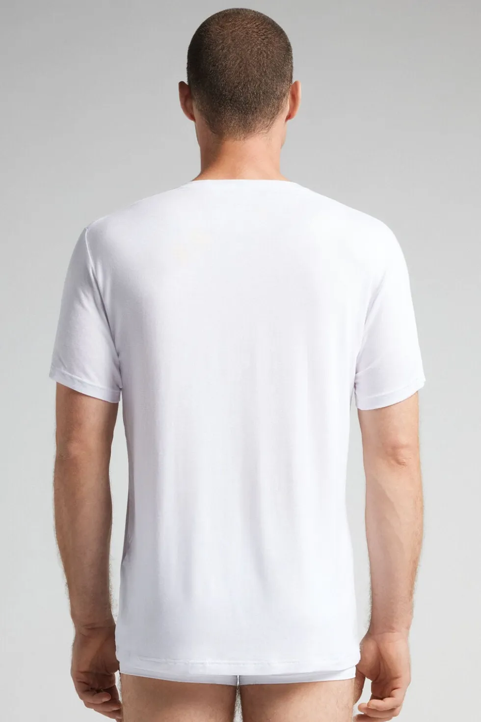 T-shirt z Tkaniny Soft Silk